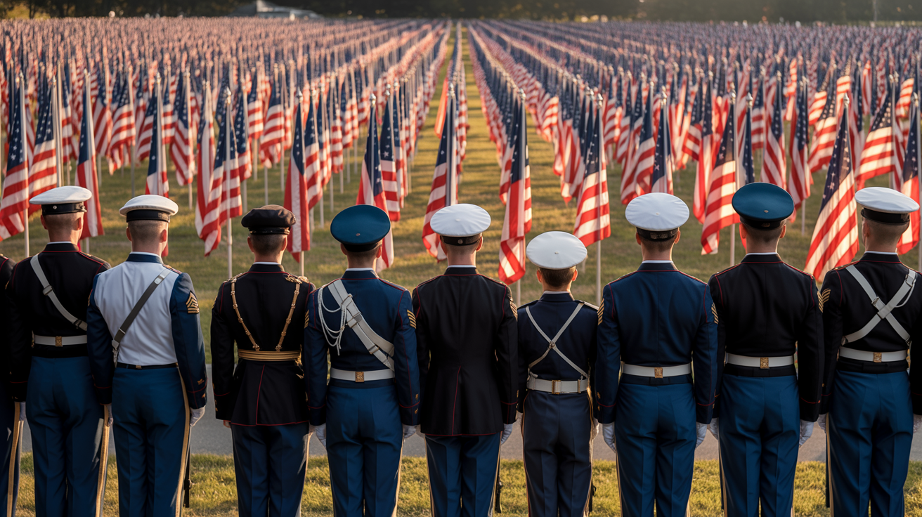 Families honoring their hero at Hero Field
